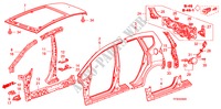 OUTER PANELS/REAR PANEL for Honda JAZZ 1.2 SE   TEMP TIRE 5 Doors 5 speed manual 2010
