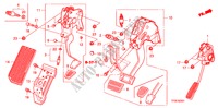 PEDAL(RH) for Honda JAZZ 1.4 ES 5 Doors 5 speed manual 2010
