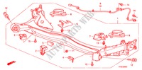 REAR AXLE for Honda JAZZ 1.2 SE   TEMP TIRE 5 Doors 5 speed manual 2010