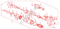 STARTER MOTOR(DENSO) for Honda JAZZ 1.2 SE   TEMP TIRE 5 Doors 5 speed manual 2010