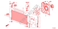 AIR CONDITIONER(CONDENSER ) for Honda JAZZ 1.4EX 5 Doors 5 speed manual 2011