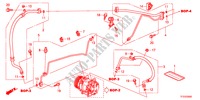 AIR CONDITIONER(HOSES/PIP ES) for Honda JAZZ 1.2SE 5 Doors 5 speed manual 2011