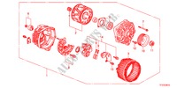 ALTERNATOR(MITSUBISHI) for Honda JAZZ 1.4EX 5 Doors 5 speed manual 2011