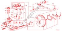 BRAKE MASTER CYLINDER/MAS TER POWER(LH)(2) for Honda JAZZ 1.2LSE 5 Doors 5 speed manual 2011