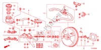 BRAKE MASTER CYLINDER/MAS TER POWER(RH)(1) for Honda JAZZ 1.4EX 5 Doors 5 speed manual 2011