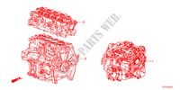 ENGINE ASSY./TRANSMISSION  ASSY. for Honda JAZZ 1.4EX 5 Doors 5 speed manual 2011
