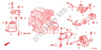 ENGINE MOUNT(MT) for Honda JAZZ 1.4EX 5 Doors 5 speed manual 2011