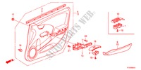 FRONT DOOR LINING(LH) for Honda JAZZ 1.4LSS 5 Doors 5 speed manual 2011