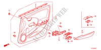 FRONT DOOR LINING(RH) for Honda JAZZ 1.4EX 5 Doors 5 speed manual 2011