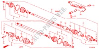 FRONT DRIVESHAFT(MT)(I SH IFT) for Honda JAZZ 1.4EX 5 Doors 5 speed manual 2011