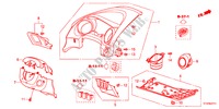 INSTRUMENT PANEL GARNISH( DRIVER SIDE)(RH) for Honda JAZZ 1.4EX 5 Doors 5 speed manual 2011