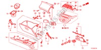INSTRUMENT PANEL GARNISH( PASSENGER SIDE)(RH) for Honda JAZZ 1.4EX 5 Doors 5 speed manual 2011
