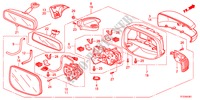 MIRROR(AUTO TURN) for Honda JAZZ 1.4EX 5 Doors 5 speed manual 2011