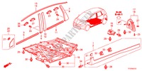 MOLDING/PROTECTOR for Honda JAZZ 1.4EX 5 Doors 5 speed manual 2011