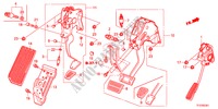 PEDAL(RH) for Honda JAZZ 1.4EX 5 Doors 5 speed manual 2011