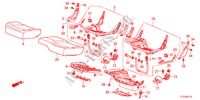 REAR SEAT CUSHION for Honda JAZZ 1.4EX 5 Doors 5 speed manual 2011