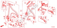 SEATBELTS for Honda JAZZ 1.4EX 5 Doors 5 speed manual 2011