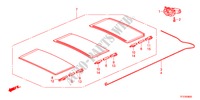 SUN SHADE COMPONENTS for Honda JAZZ 1.4EX 5 Doors 5 speed manual 2011