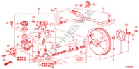 BRAKE MASTER CYLINDER/MAS TER POWER(LH) for Honda JAZZ 1.2S     TEMP TIRE 5 Doors 5 speed manual 2012