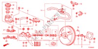 BRAKE MASTER CYLINDER/MAS TER POWER(RH) for Honda JAZZ 1.4SE 5 Doors 5 speed manual 2012