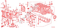 CYLINDER BLOCK/OIL PAN(1. 2L/1.3L/1.4L) for Honda JAZZ 1.2S 5 Doors 5 speed manual 2012