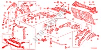 FRONT BULKHEAD/DASHBOARD for Honda JAZZ 1.5EX 5 Doors 5 speed manual 2012