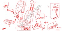 FRONT SEAT(L.)(LEATHER) for Honda JAZZ 1.4ESLT 5 Doors 5 speed manual 2012