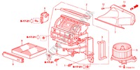 HEATER BLOWER(RH) for Honda JAZZ 1.3LX 5 Doors 5 speed manual 2012