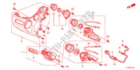 HEATER CONTROL(RH) for Honda JAZZ 1.3S 5 Doors 5 speed manual 2012