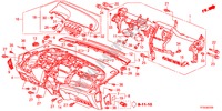 INSTRUMENT PANEL(LH) for Honda JAZZ 1.4S     TEMP TIRE 5 Doors full automatic 2012