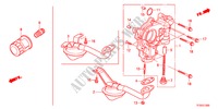 OIL PUMP/OIL STRAINER for Honda JAZZ 1.4ES 5 Doors 5 speed manual 2012
