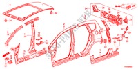 OUTER PANELS/REAR PANEL for Honda JAZZ 1.4LS    TEMP TIRE 5 Doors 5 speed manual 2012