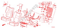REAR SEAT(R.)(LEATHER) for Honda JAZZ 1.4ESL 5 Doors full automatic 2012