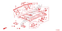ROOF LINING for Honda JAZZ 1.4LS    TEMP TIRE 5 Doors 5 speed manual 2012