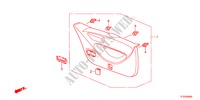 TAILGATE LINING for Honda JAZZ 1.2S     TEMP TIRE 5 Doors 5 speed manual 2012