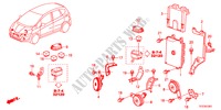 CONTROL UNIT(ENGINE ROOM) (LH) for Honda JAZZ HYBRID IMA-S 5 Doors full automatic 2012