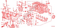 CYLINDER BLOCK/OIL PAN for Honda JAZZ HYBRID IMA-S 5 Doors full automatic 2012