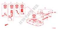 FUEL TANK for Honda JAZZ HYBRID IMA      TEMP TIRE 5 Doors full automatic 2012