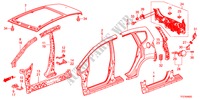 OUTER PANELS/REAR PANEL for Honda JAZZ HYBRID IMA-S 5 Doors full automatic 2012