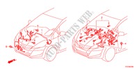 WIRE HARNESS(3)(LH) for Honda JAZZ HYBRID IMA-H    TEMP TIRE 5 Doors full automatic 2012