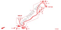 AIR CONDITIONER(REAR HOSE S/REAR PIPES) for Honda ODYSSEY EXL 5 Doors 5 speed automatic 2011
