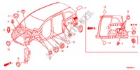 GROMMET(FRONT) for Honda ODYSSEY EXL 5 Doors 5 speed automatic 2011