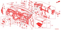 INSTRUMENT PANEL for Honda ODYSSEY EXL 5 Doors 5 speed automatic 2011
