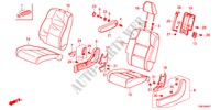 MIDDLE SEAT(R.) for Honda ODYSSEY EXL 5 Doors 5 speed automatic 2011