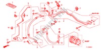 AIR CONDITIONER(HOSES/PIP ES)(2.0L)(RH) for Honda ACCORD 2.0 ES-GT 4 Doors 6 speed manual 2011