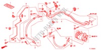AIR CONDITIONER(HOSES/PIP ES)(2.4L)(RH) for Honda ACCORD 2.4 EX 4 Doors 6 speed manual 2010