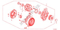 ALTERNATOR(DENSO)(DIESEL) for Honda ACCORD 2.2 ES 4 Doors 6 speed manual 2011