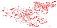 FLOOR MAT for Honda ACCORD 2.2 ES 4 Doors 6 speed manual 2011