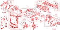 FRONT BULKHEAD/DASHBOARD for Honda ACCORD 2.2 ES 4 Doors 6 speed manual 2011