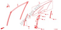 FRONT DOOR GLASS/REGULATO R for Honda ACCORD 2.2 ES 4 Doors 6 speed manual 2011